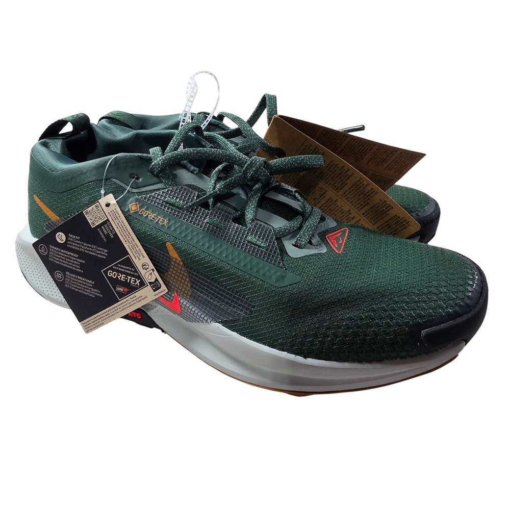 Nike Pegasus Trail 5 GORE-TEX Green Mens Running Shoes FQ0908-301 Size 9